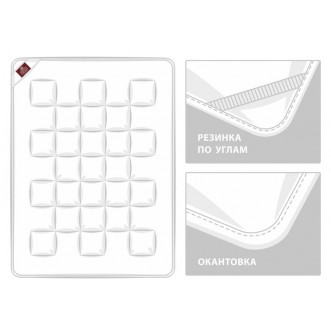 Наматрасник 160х200 облегченный на резинках German Grass Matress Wool Grass