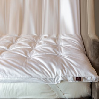 Наматрасник топпер шелковый 90х200 всесезонный на резинках German Grass Topper Silk Grass