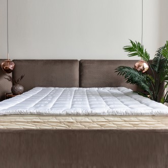 Наматрасник топпер 90х200 на резинках всесезонный German Grass Topper Non-Allergenic Grass в магазине Lux-Postel.com