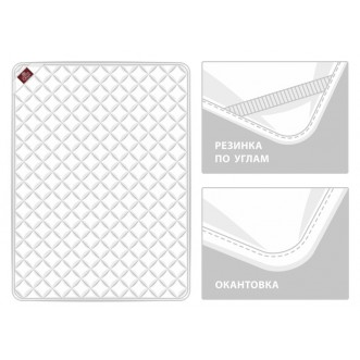Наматрасник 160х200 на резинках облегченный German Grass Mattress 95C Grass