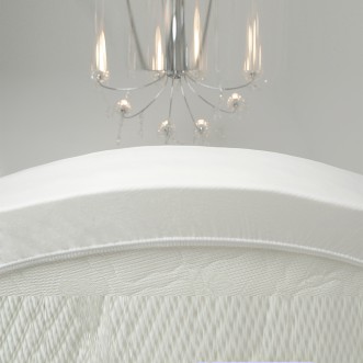 Простынь чехол круглая диаметр 200 на резинке трикотажная German Grass Palette Grass