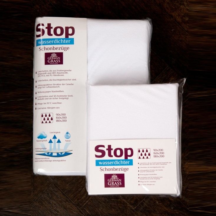 Наматрасник непромокаемый 90х200 трикотажный с бортом German Grass Stop Grass фото