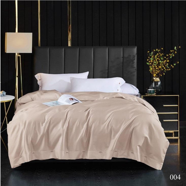 Постельное белье евро египетский хлопок King Silk какао