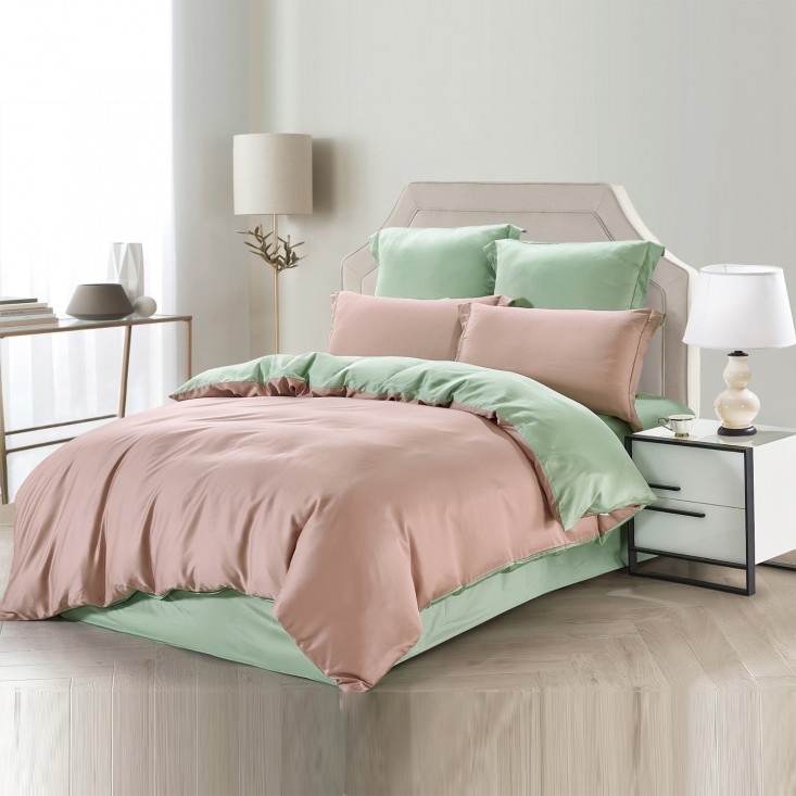 Постельное белье евро Тенсель однотонное Tango JIU06-09