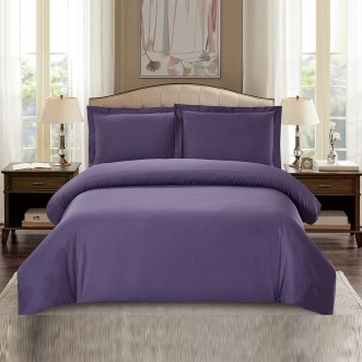 Постельное белье евро мако сатин Однотонный Cristelle CIS07-45