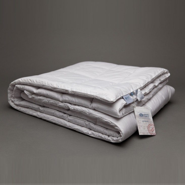 Одеяло евро макси 220х240 всесезонное German Grass Camel Familie Wool