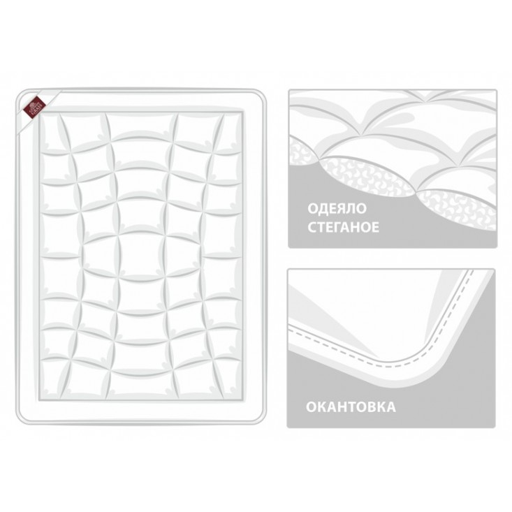Одеяло евро 200х220 всесезонное German Grass Organic Cotton