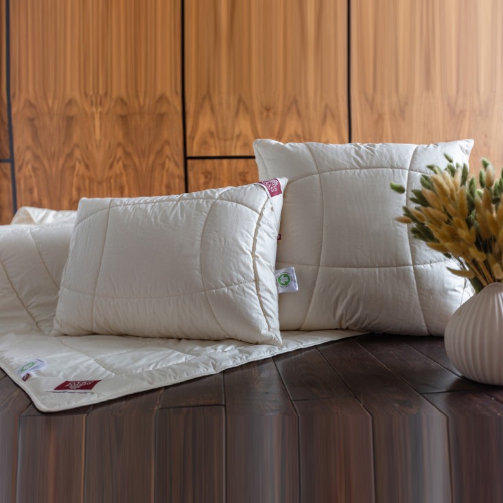 Подушка 70х70 German Grass Organic Cotton регулируемая