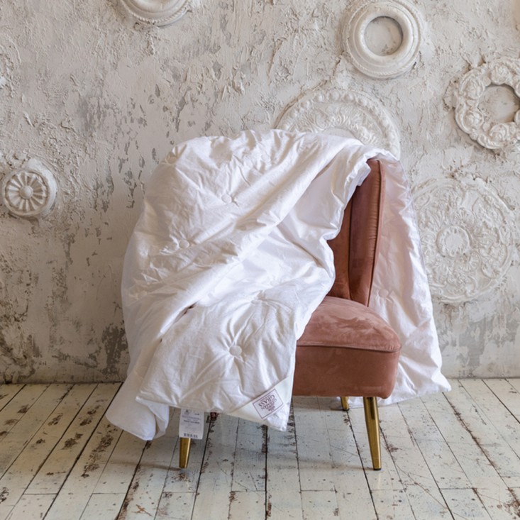 Одеяло шелковое евро 200х220 всесезонное German Grass Paisley Silk Grass