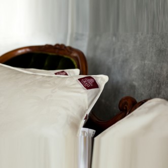 Подушка шелковая 50х70 German Grass Шелк Люкс (Luxury Silk) европейская подушка скидки в магазине Lux-Postel.com