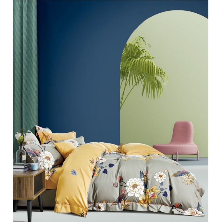 Постельное белье евро сатин люкс Valtery RS-306