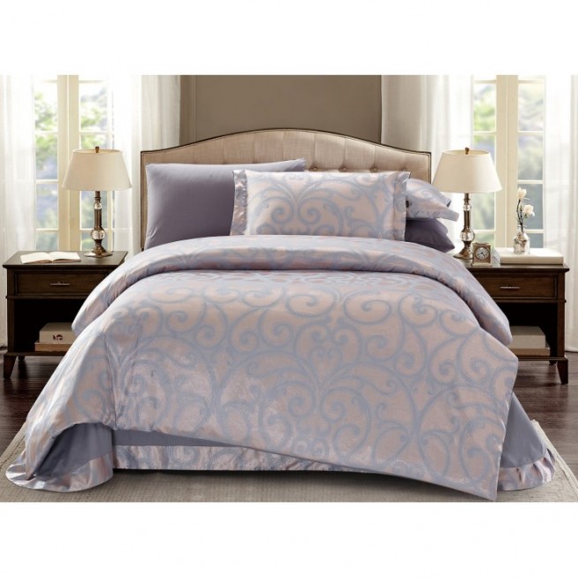 Постельное белье Жаккард евро CJ03-51 Cristelle