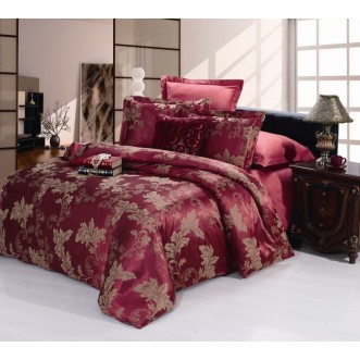 Постельное белье 1/5-спальное сатин жаккард Вальтери JC-17