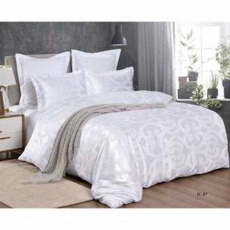 Постельное белье семейное сатин жаккард Вальтери JC-81