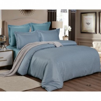 Постельное белье 2 спальное сатин жаккард Вальтери JC-80