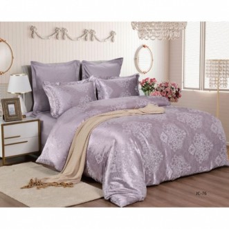 Постельное белье 1/5-спальное сатин жаккард Вальтери JC-71