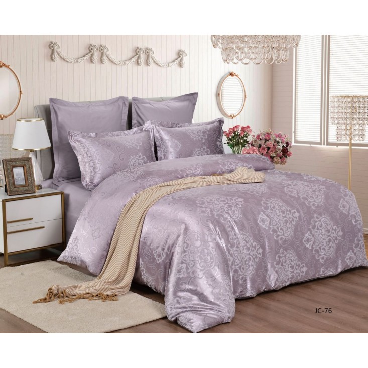 Постельное белье 1/5-спальное сатин жаккард Вальтери JC-71