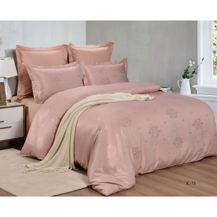 Постельное белье евро сатин жаккард Вальтери JC-75