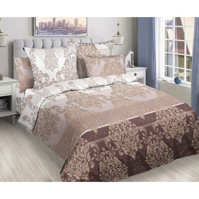 Постельное белье семейное поплин Valtery AP-94