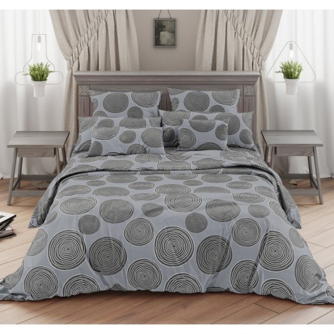 Постельное белье евро бязь Valtery Дельфия