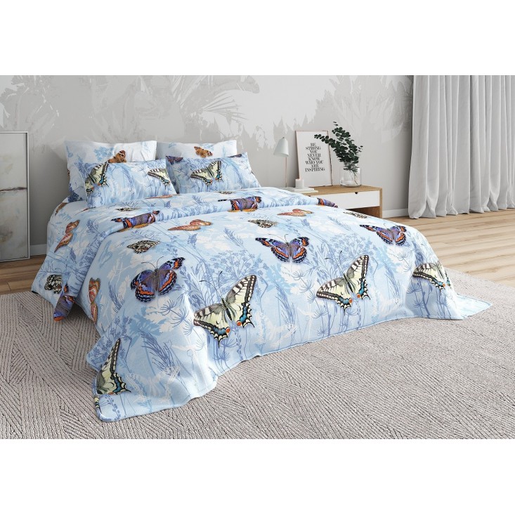 Постельное белье семейное бязь Valtery Романтика Парижа