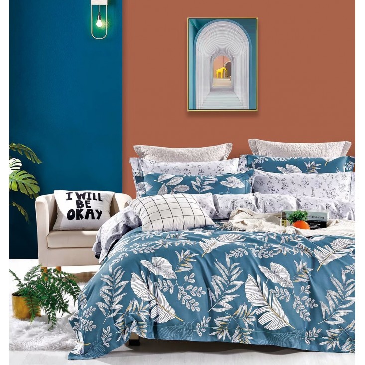 Постельное белье семейное сатин люкс Valtery RS-309