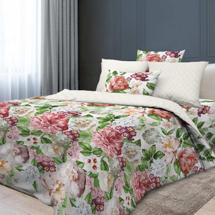 Постельное белье 2 спальное поплин Valtery AP-99