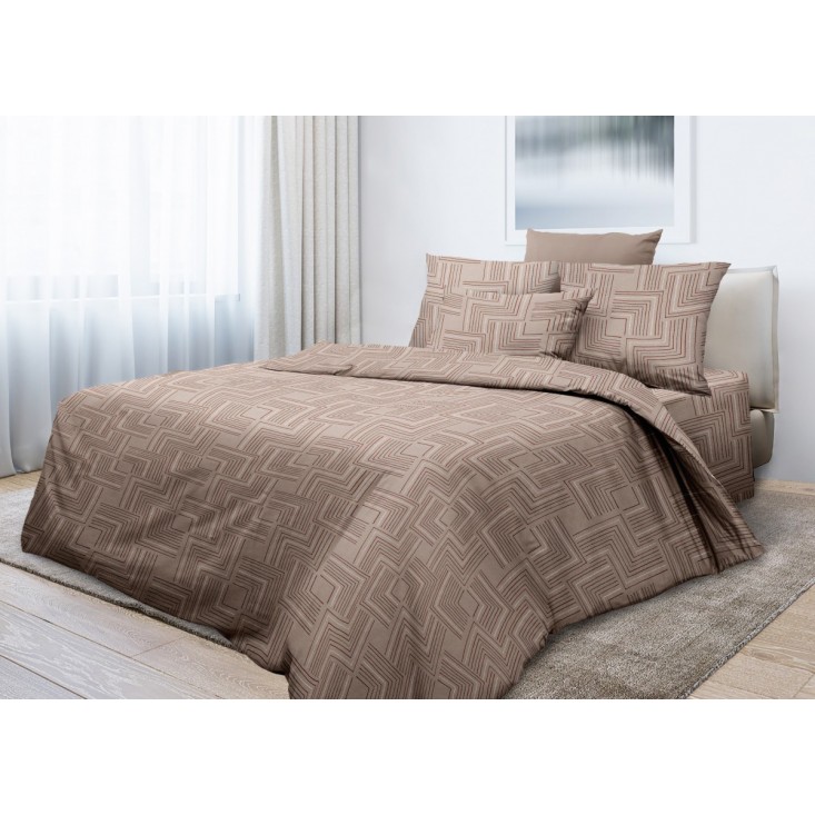 Постельное белье евро поплин Valtery AP-89