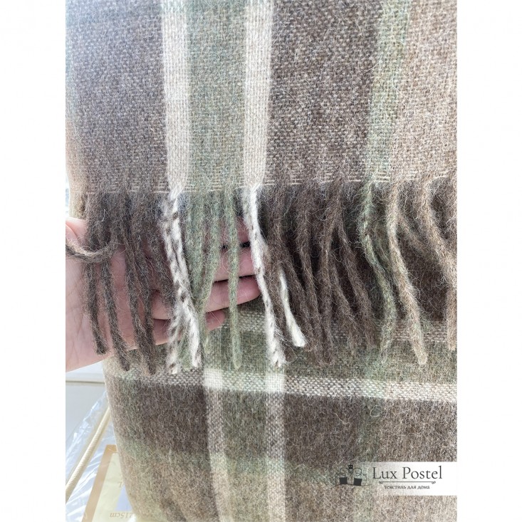 Шерстяной плед альпака меринос PP-93 Incalpaca