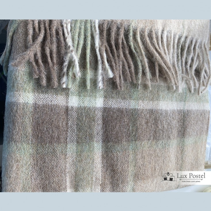 Шерстяной плед альпака меринос PP-93 Incalpaca