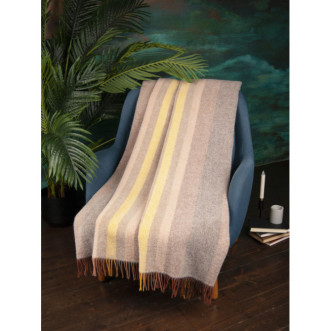 Шерстяной плед альпака меринос Avinamas Lima розовый