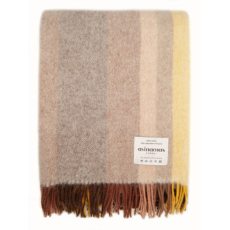 Шерстяной плед альпака меринос Avinamas Lima розовый фото