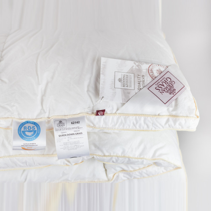 Одеяло евро 200х220 всесезонное с бортиком German Grass Queen Down