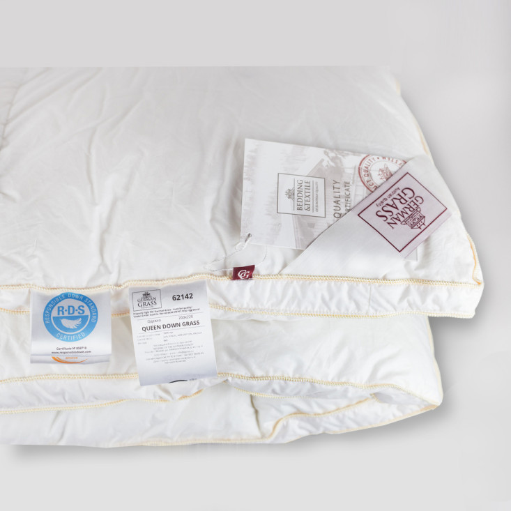 Одеяло евро макси 220х240 теплое с бортиком German Grass Queen Down