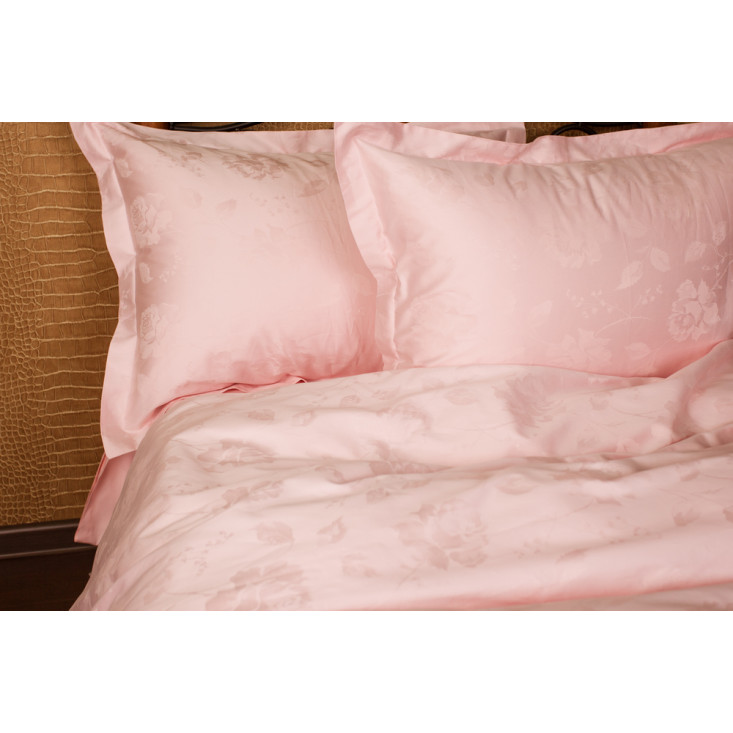 Постельное белье семейное жаккард люкс Apricot Palette Grass German Grass