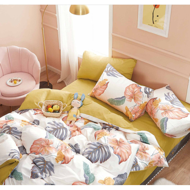 Купить постельное белье сатин AM04-39 евро Cristelle