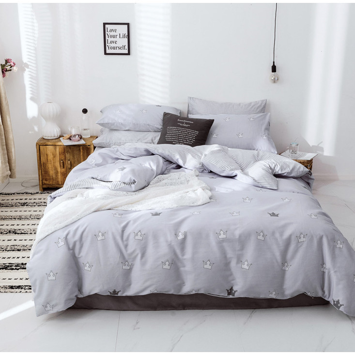 Купить постельное белье сатин AM04-33 евро Cristelle