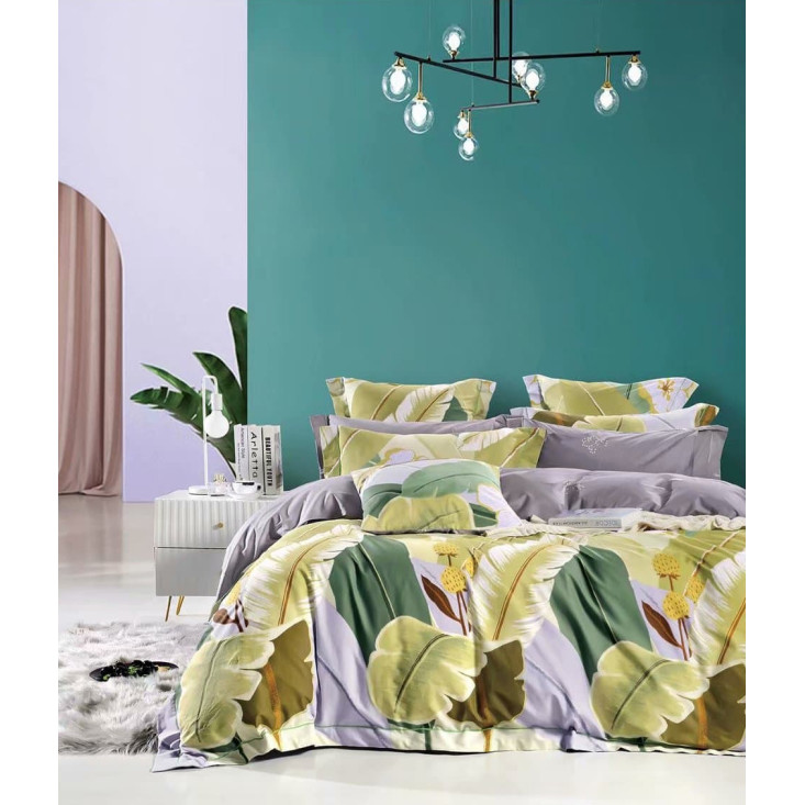 Купить постельное белье сатин AM04-41 евро Cristelle