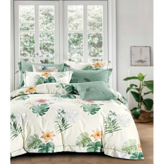 Купить постельное белье сатин AM04-54 евро Cristelle