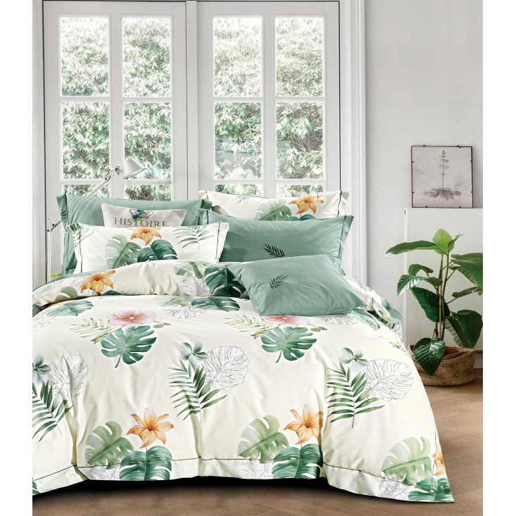 Купить постельное белье сатин AM04-54 евро Cristelle