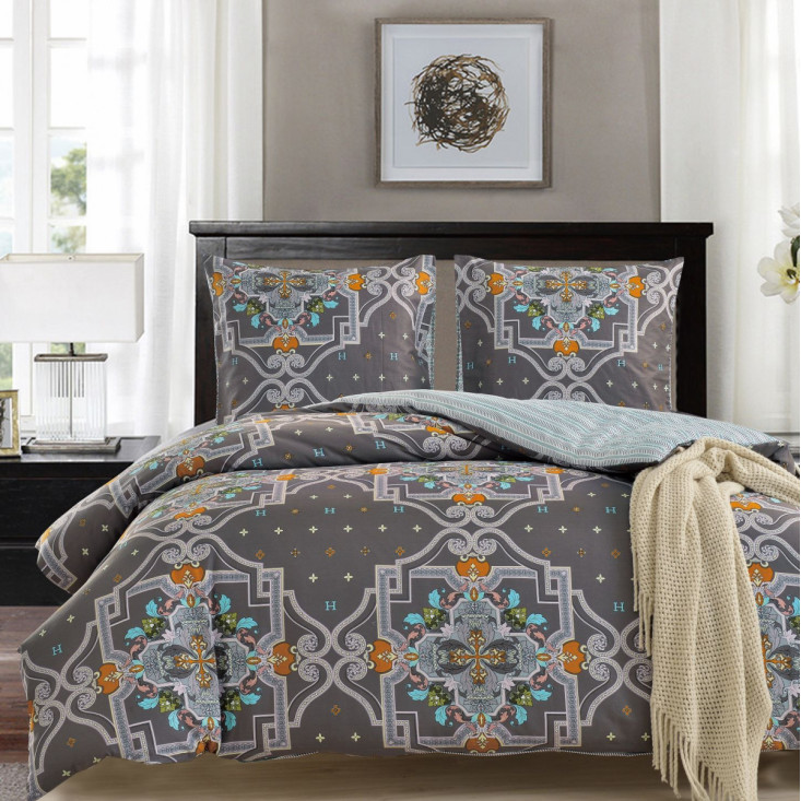 Постельное белье евро сатин Valtery CL-463