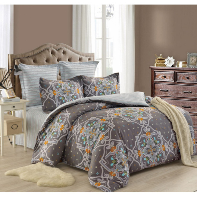 Постельное белье евро сатин Valtery C-353