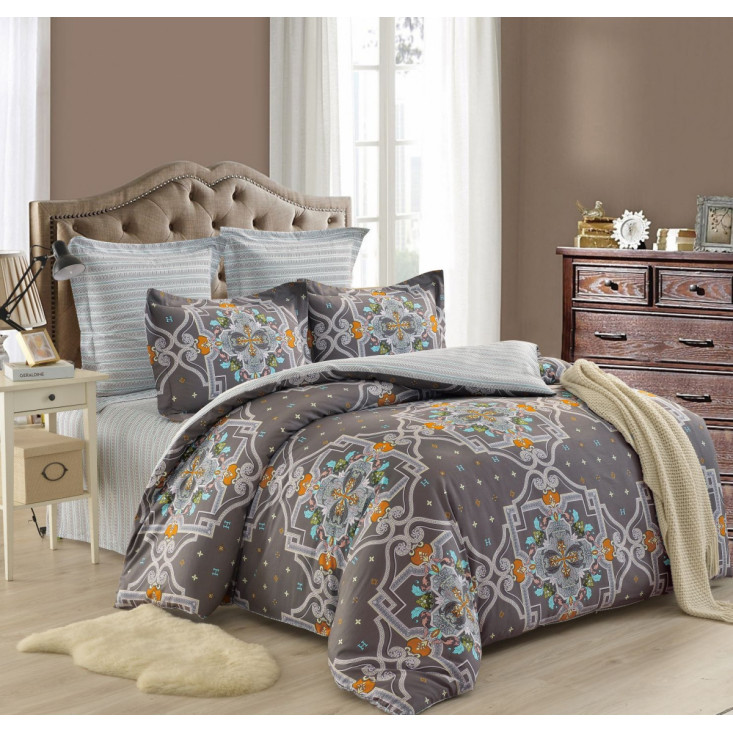 Постельное белье семейное сатин Valtery C-463