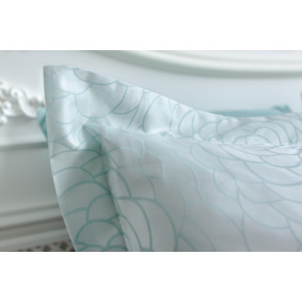 Постельное белье евро жаккард люкс Azur Palette Grass German Grass