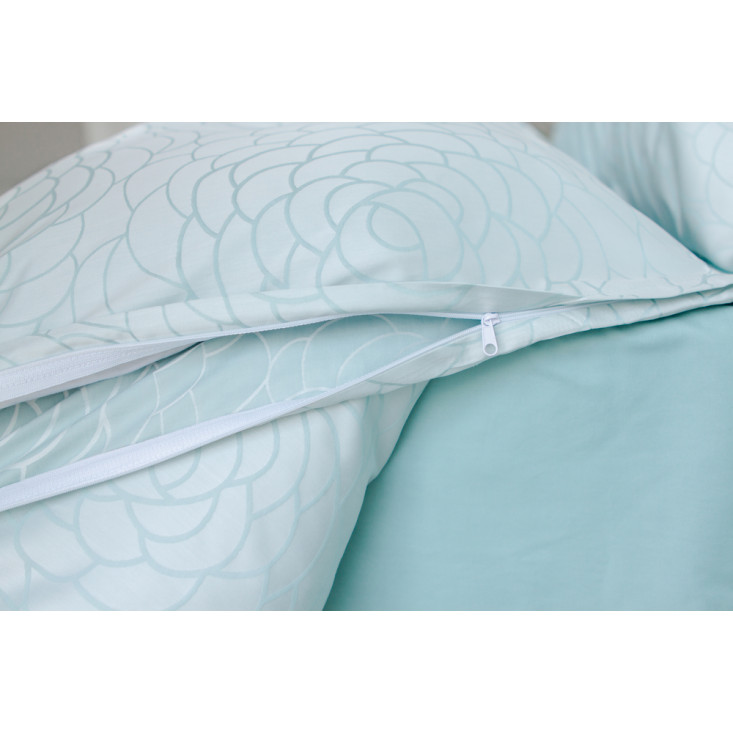 Постельное белье евро жаккард люкс Azur Palette Grass German Grass