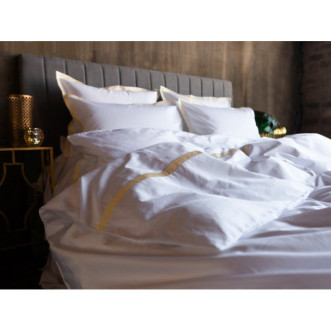 Постельное белье евро 200х200 мако сатин Vienna Noble Amber Grass German Grass