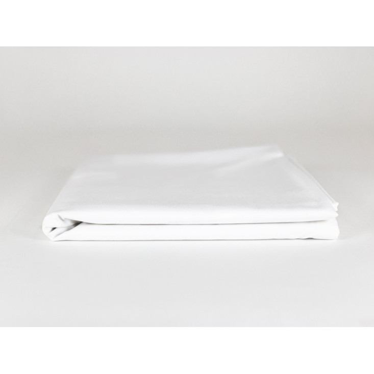 Простыня 180х240 мако сатин Noble Traditions Glace White Grass German Grass