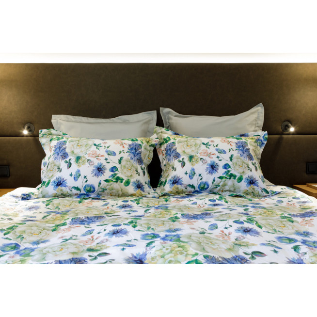 Постельное белье семейное мако сатин люкс Crystal Peony von der Thannen