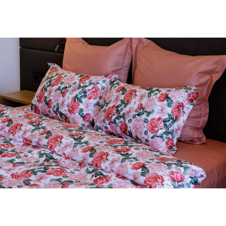 Постельное белье семейное мако сатин люкс Coral Peony von der Thannen