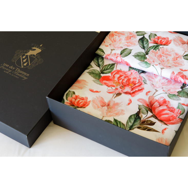 Постельное белье семейное мако сатин люкс Coral Peony von der Thannen